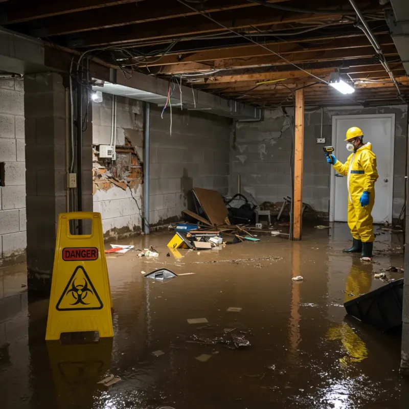 Flooded Basement Electrical Hazard in Wailea, HI Property